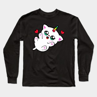 Cute unicorn cats Long Sleeve T-Shirt